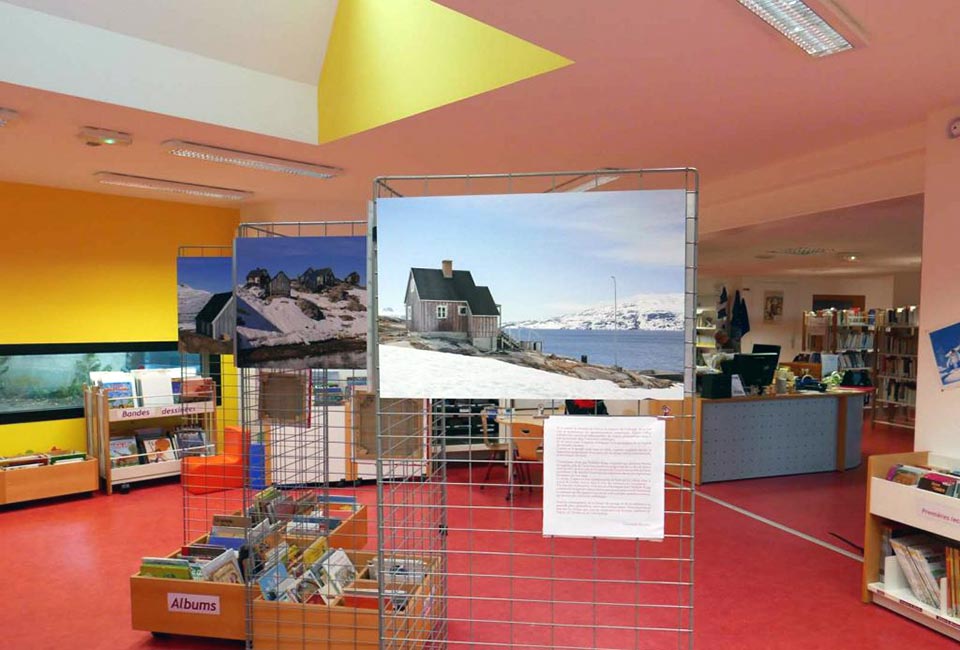 rouge banquise - groenland - peintures de Nathalie Kopp