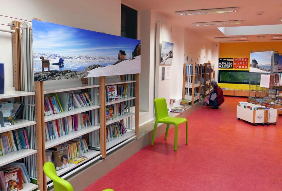 rouge banquise - groenland - peintures de Nathalie Kopp