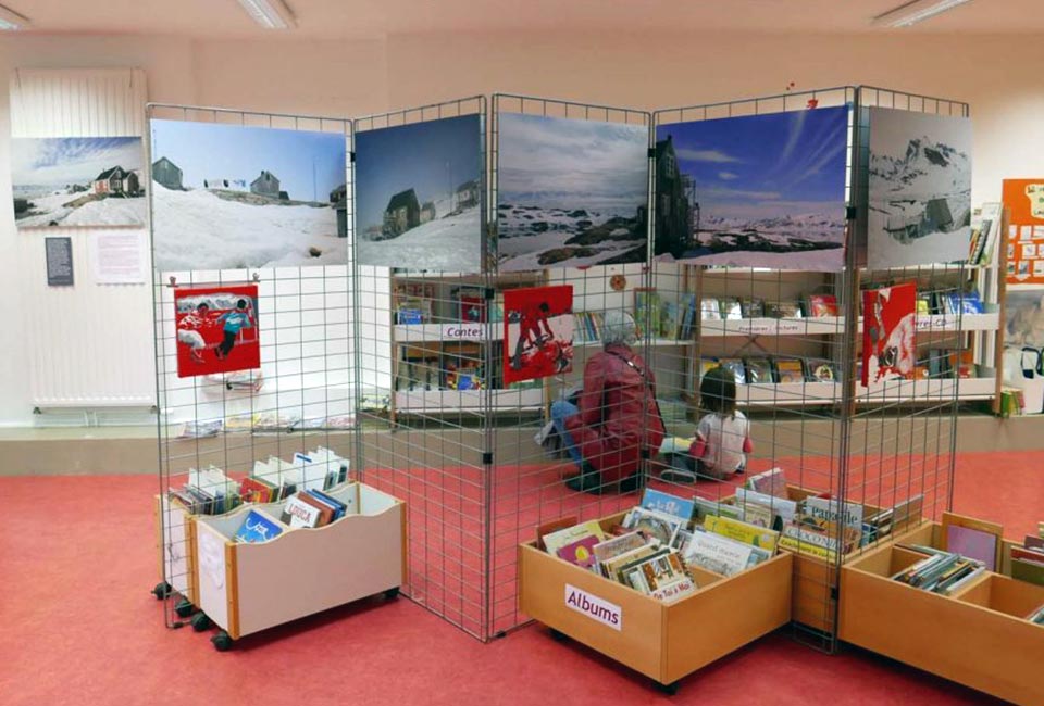 rouge banquise - groenland - peintures de Nathalie Kopp